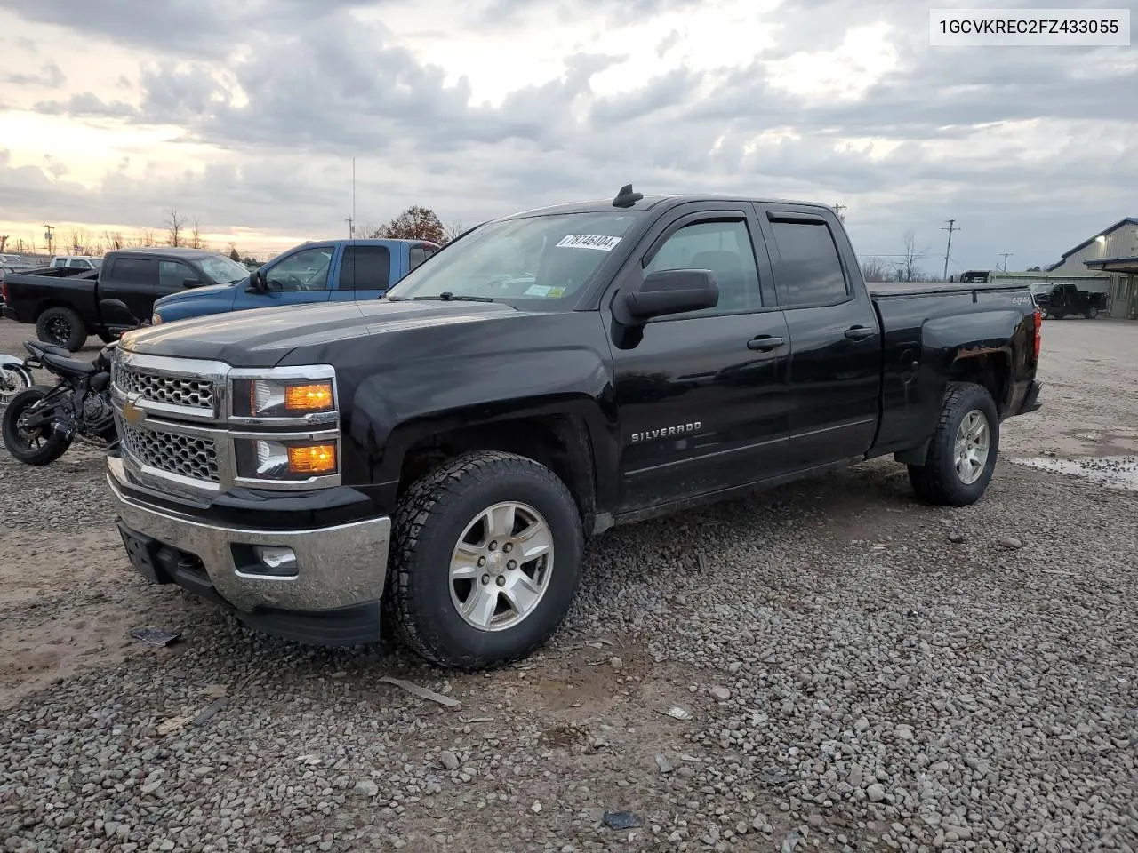 2015 Chevrolet Silverado K1500 Lt VIN: 1GCVKREC2FZ433055 Lot: 78746404