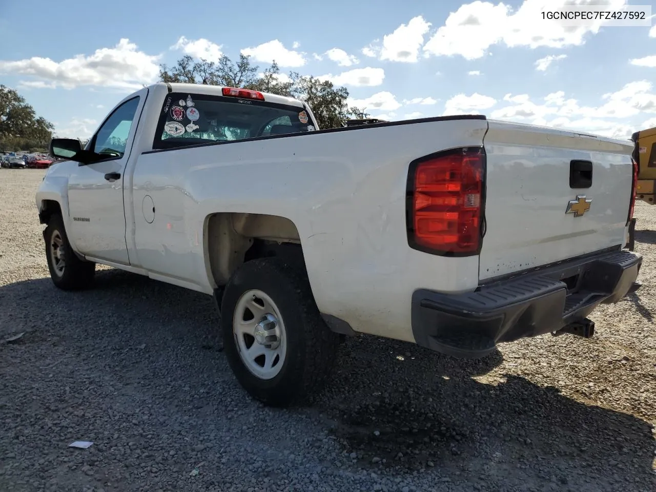 2015 Chevrolet Silverado C1500 VIN: 1GCNCPEC7FZ427592 Lot: 79220314