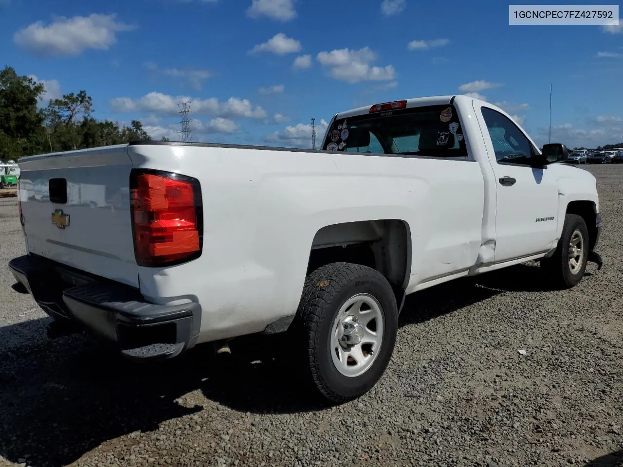 2015 Chevrolet Silverado C1500 VIN: 1GCNCPEC7FZ427592 Lot: 79220314