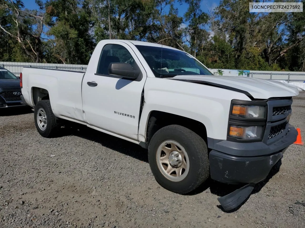 2015 Chevrolet Silverado C1500 VIN: 1GCNCPEC7FZ427592 Lot: 79220314