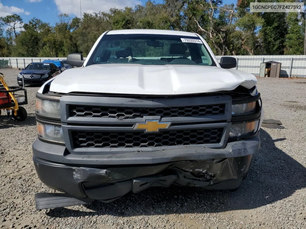 2015 Chevrolet Silverado C1500 VIN: 1GCNCPEC7FZ427592 Lot: 79220314