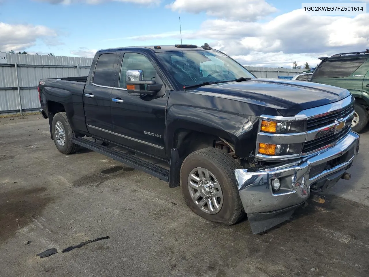 2015 Chevrolet Silverado K2500 Heavy Duty Ltz VIN: 1GC2KWEG7FZ501614 Lot: 79385344