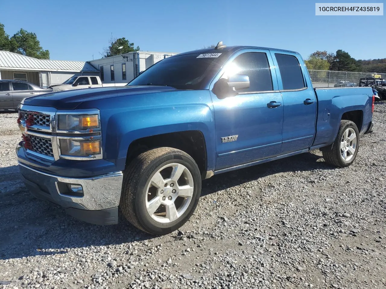 2015 Chevrolet Silverado C1500 Lt VIN: 1GCRCREH4FZ435819 Lot: 79617644