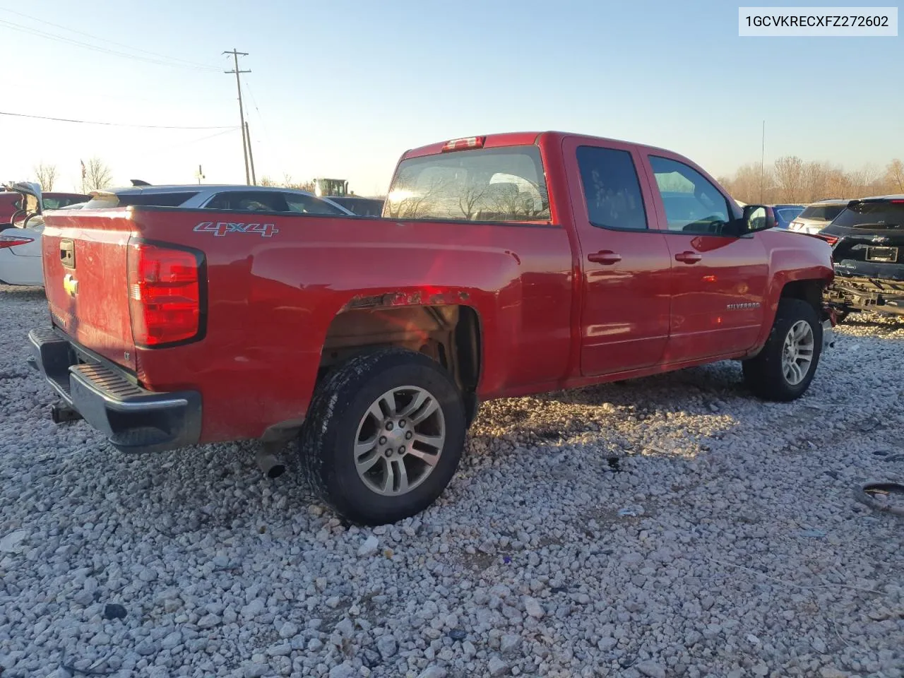 2015 Chevrolet Silverado K1500 Lt VIN: 1GCVKRECXFZ272602 Lot: 79732504