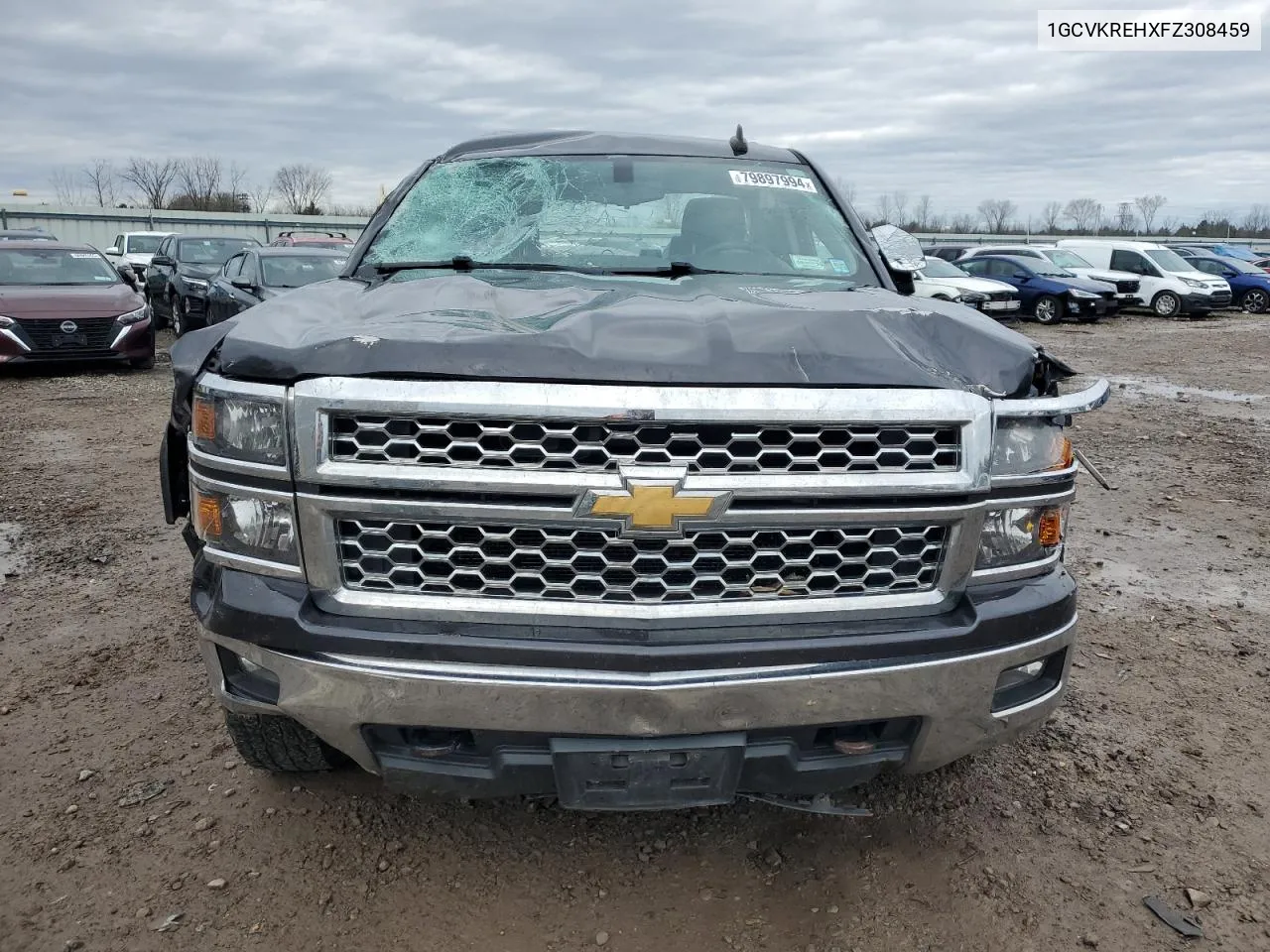 2015 Chevrolet Silverado K1500 Lt VIN: 1GCVKREHXFZ308459 Lot: 79897994