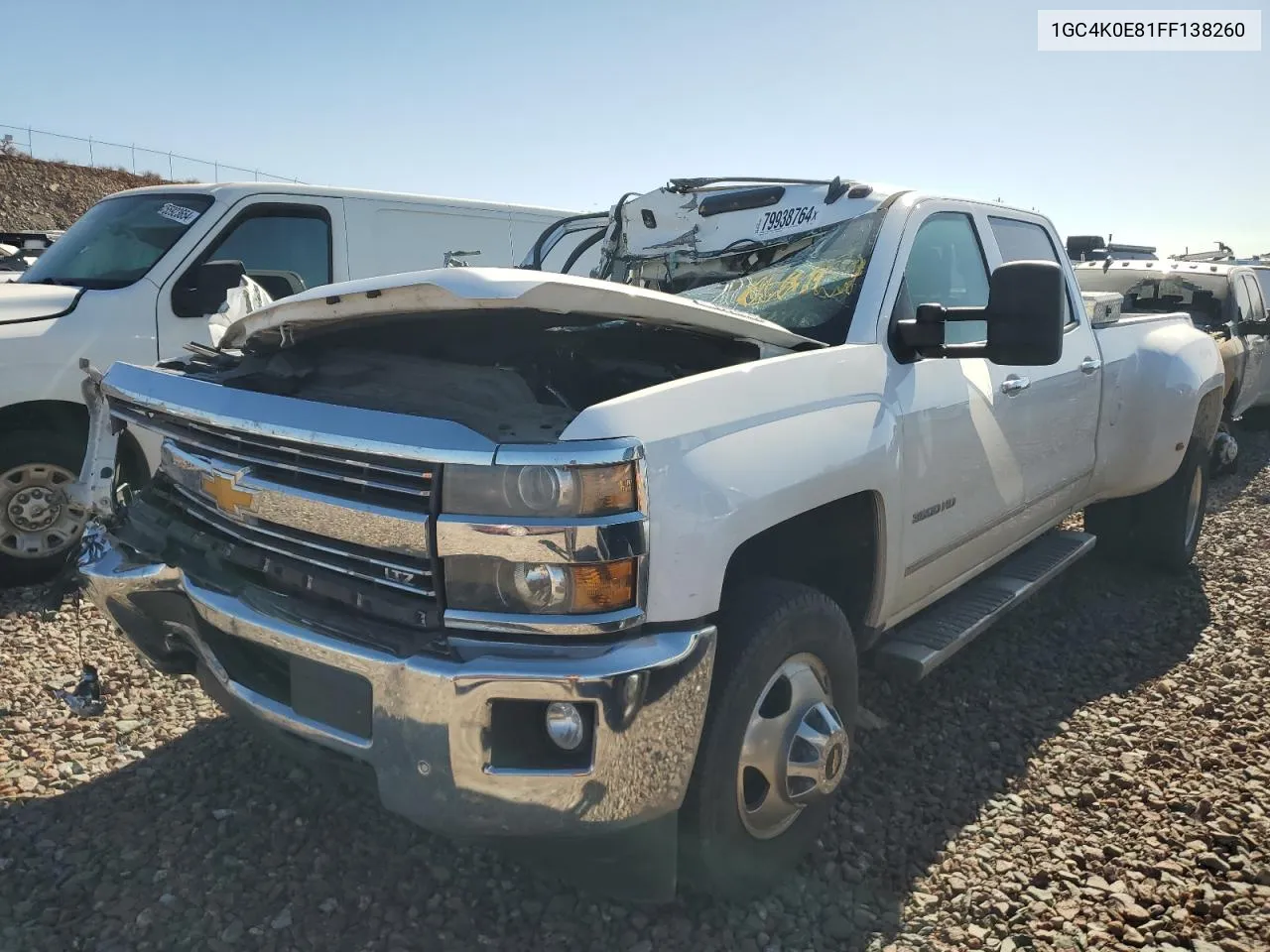 2015 Chevrolet Silverado K3500 Ltz VIN: 1GC4K0E81FF138260 Lot: 79938764