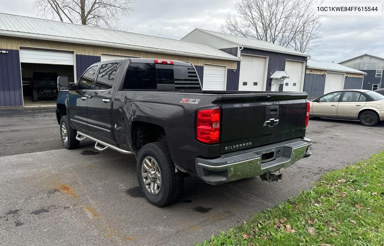 2015 Chevrolet Silverado K2500 Heavy Duty Ltz VIN: 1GC1KWE84FF615544 Lot: 79995704