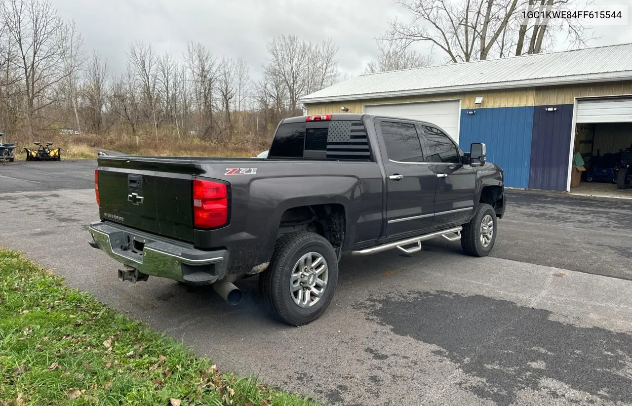 2015 Chevrolet Silverado K2500 Heavy Duty Ltz VIN: 1GC1KWE84FF615544 Lot: 79995704