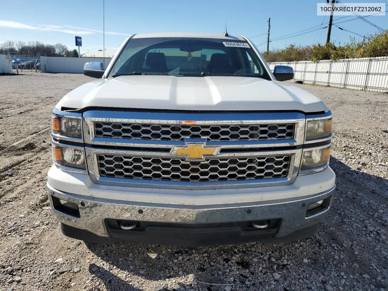 2015 Chevrolet Silverado K1500 Lt VIN: 1GCVKREC1FZ212062 Lot: 80043614