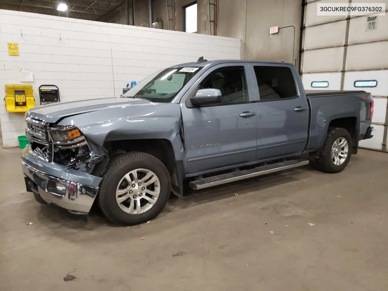 2015 Chevrolet Silverado K1500 Lt VIN: 3GCUKREC9FG376302 Lot: 80130394