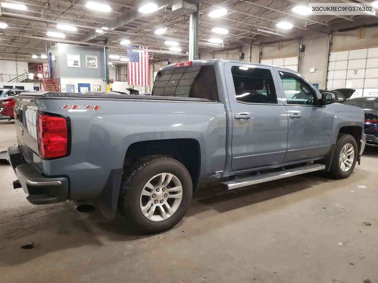 2015 Chevrolet Silverado K1500 Lt VIN: 3GCUKREC9FG376302 Lot: 80130394