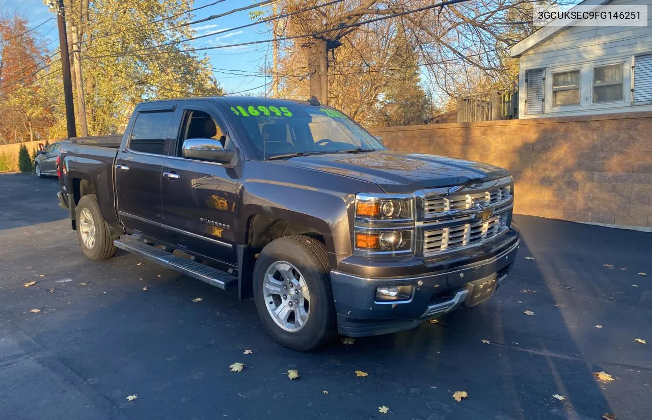 2015 Chevrolet Silverado K1500 Ltz VIN: 3GCUKSEC9FG146251 Lot: 80140754