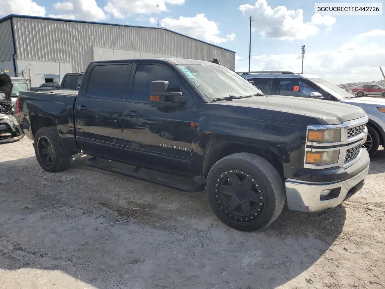 2015 Chevrolet Silverado C1500 Lt VIN: 3GCUCREC1FG442726 Lot: 80162834