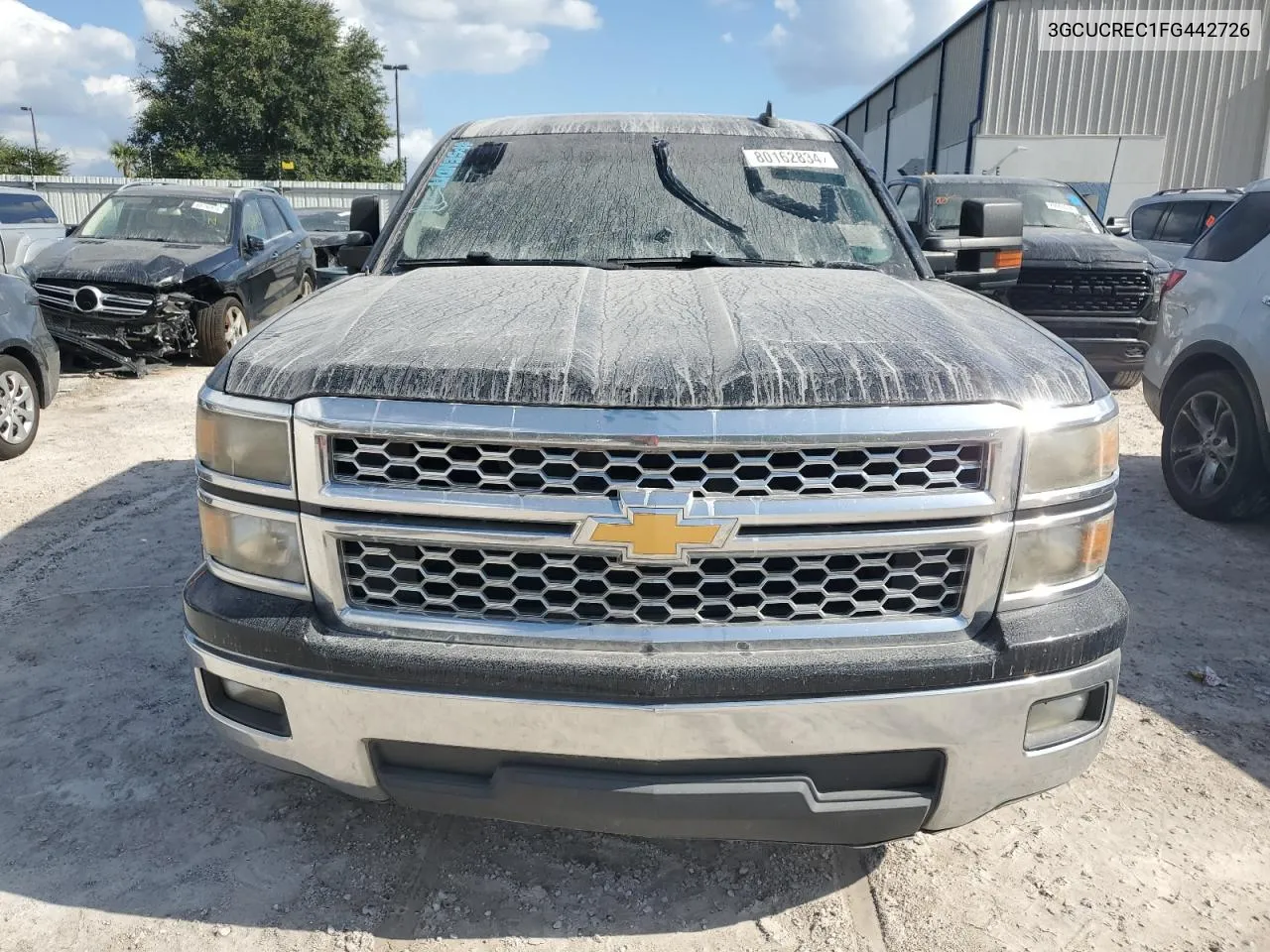 2015 Chevrolet Silverado C1500 Lt VIN: 3GCUCREC1FG442726 Lot: 80162834