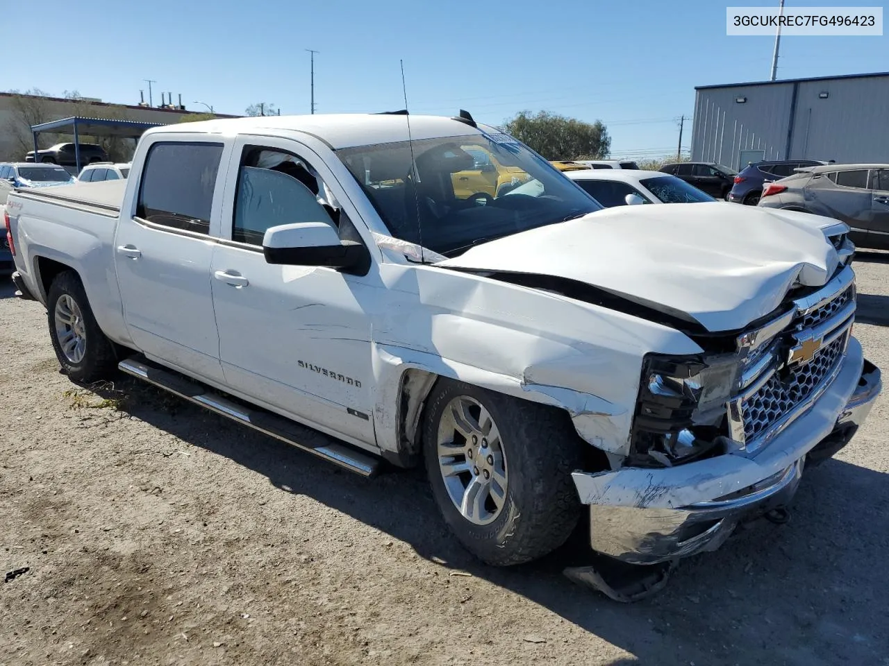 2015 Chevrolet Silverado K1500 Lt VIN: 3GCUKREC7FG496423 Lot: 80206764