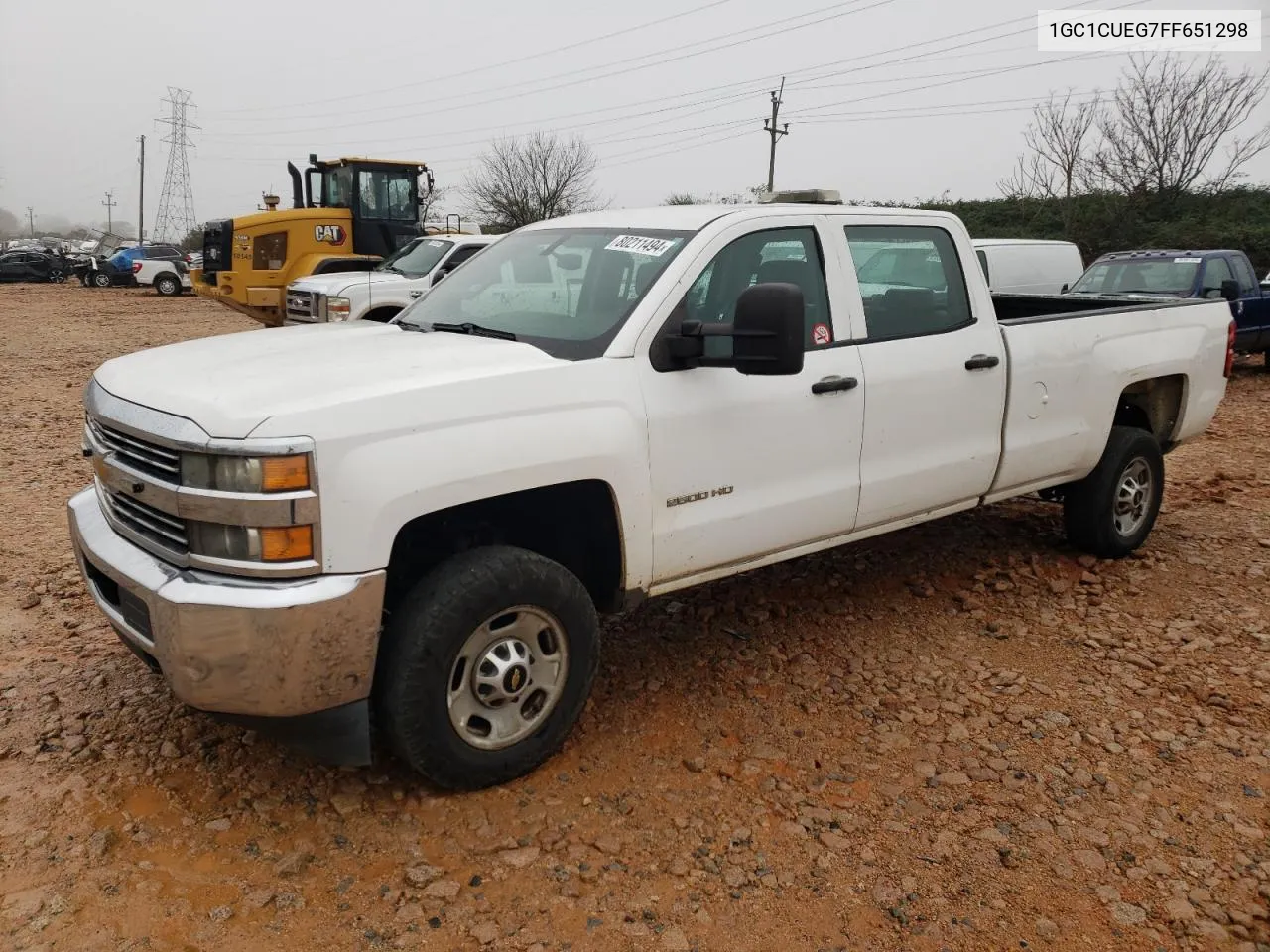 2015 Chevrolet Silverado C2500 Heavy Duty VIN: 1GC1CUEG7FF651298 Lot: 80211494