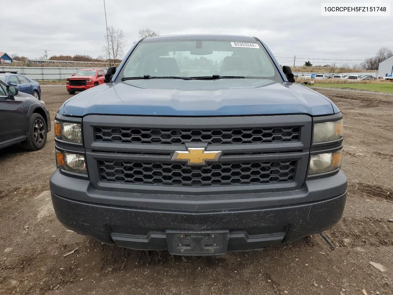 2015 Chevrolet Silverado C1500 VIN: 1GCRCPEH5FZ151748 Lot: 80303244