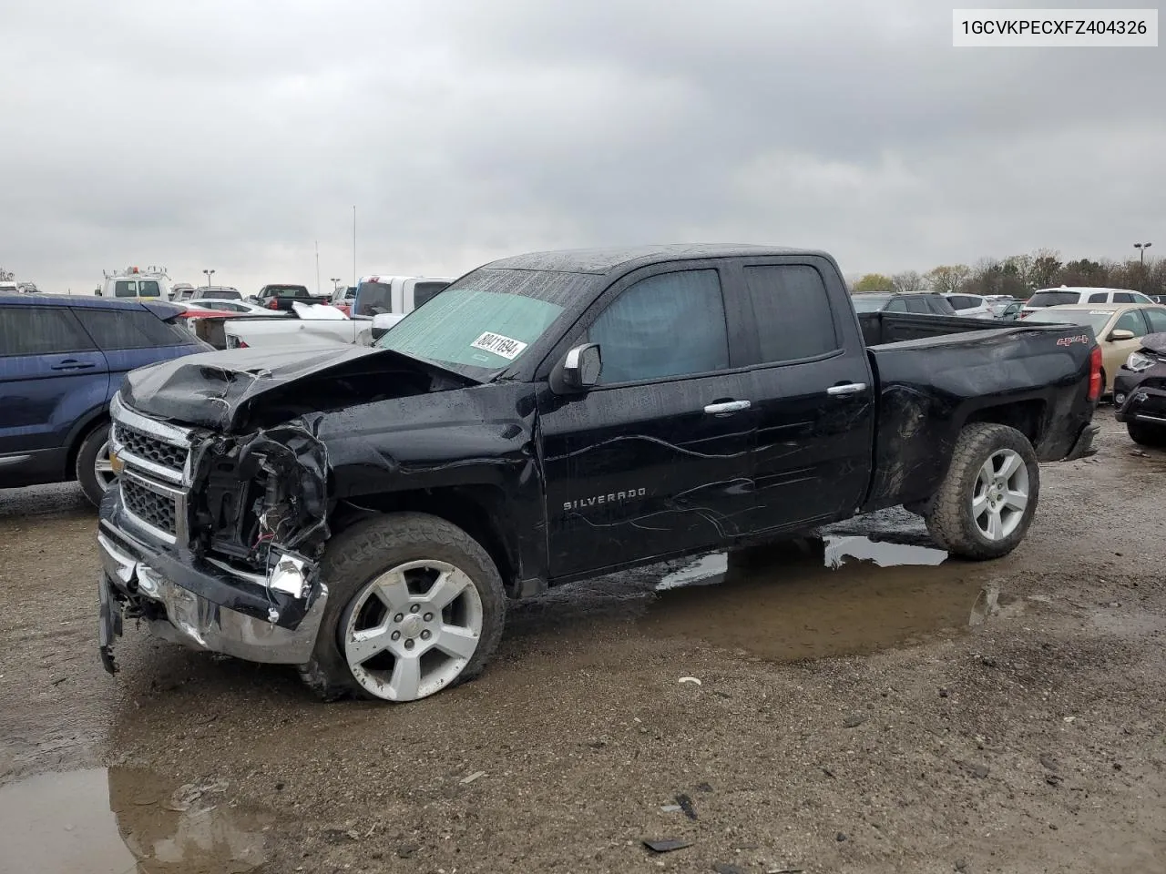 2015 Chevrolet Silverado K1500 VIN: 1GCVKPECXFZ404326 Lot: 80411694