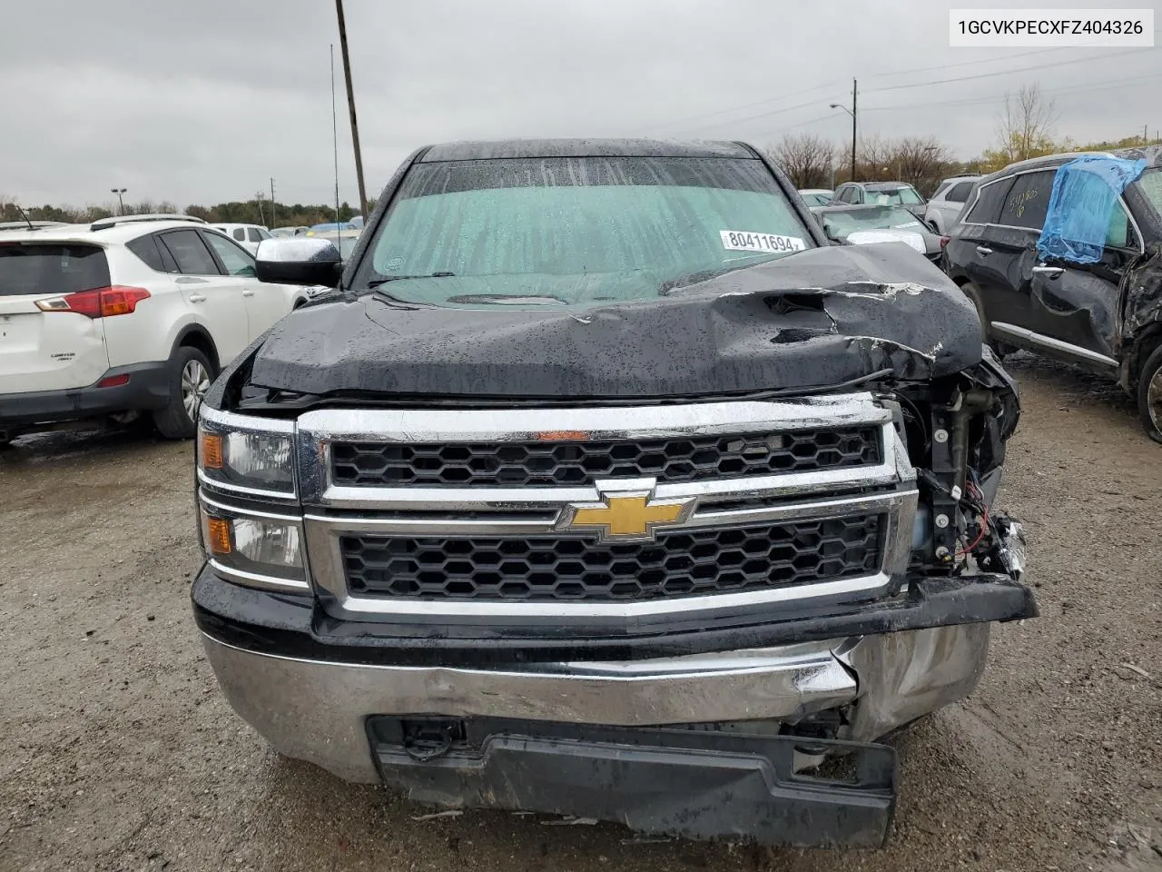 2015 Chevrolet Silverado K1500 VIN: 1GCVKPECXFZ404326 Lot: 80411694