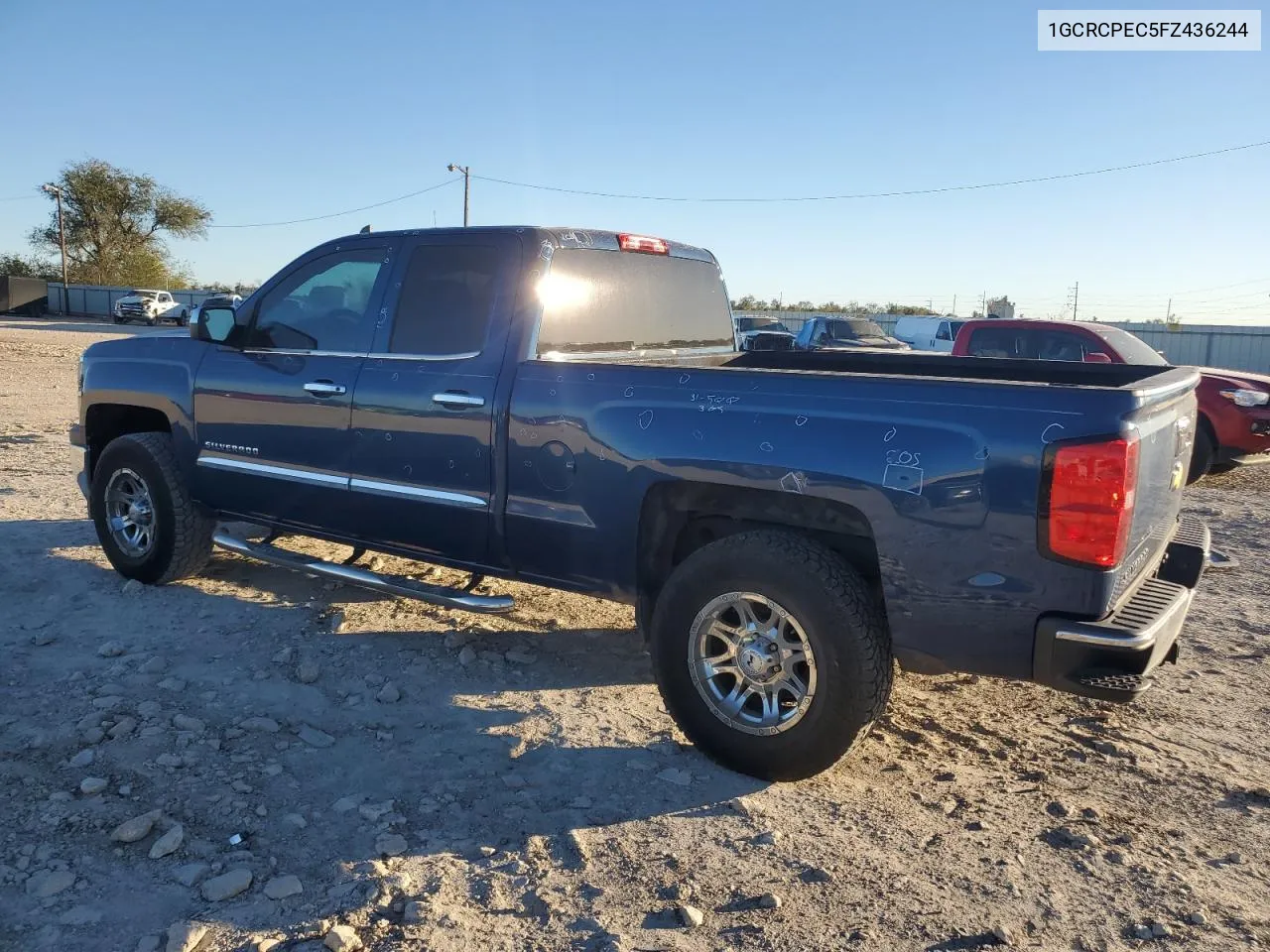 2015 Chevrolet Silverado C1500 VIN: 1GCRCPEC5FZ436244 Lot: 80595304