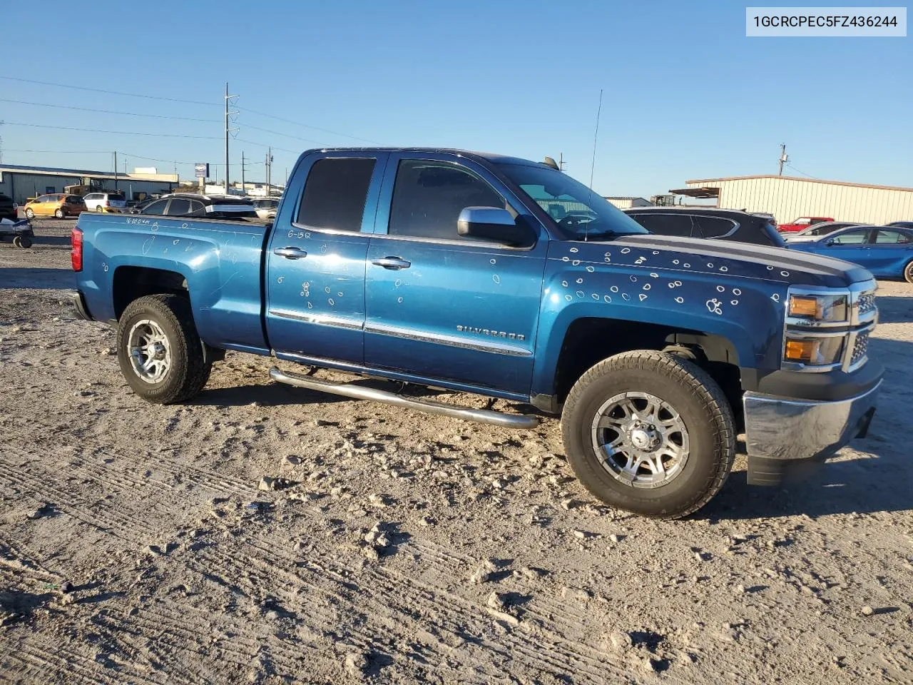 2015 Chevrolet Silverado C1500 VIN: 1GCRCPEC5FZ436244 Lot: 80595304