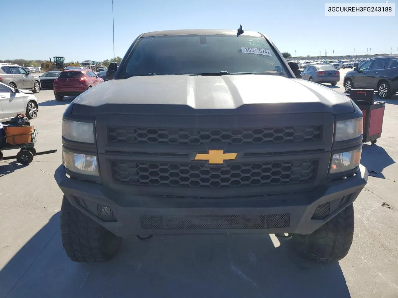 2015 Chevrolet Silverado K1500 Lt VIN: 3GCUKREH3FG243188 Lot: 80597674