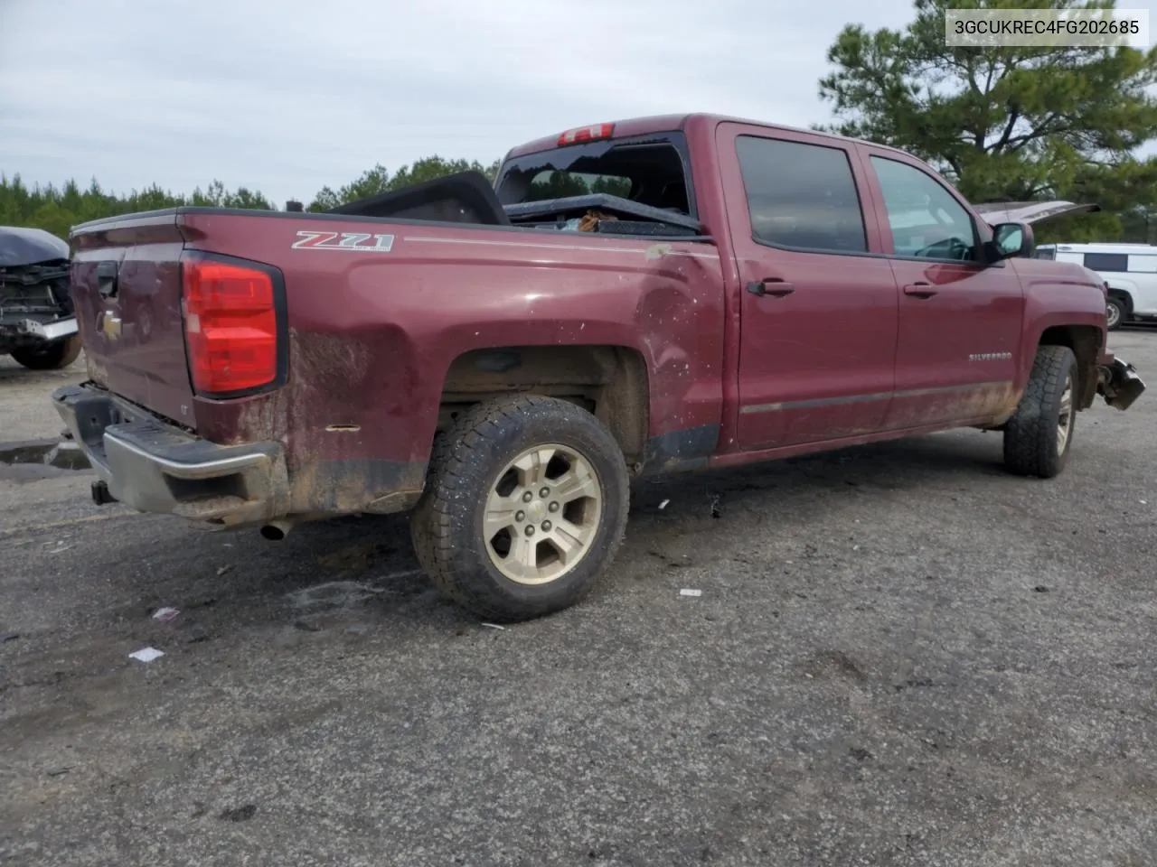 2015 Chevrolet Silverado K1500 Lt VIN: 3GCUKREC4FG202685 Lot: 82004153