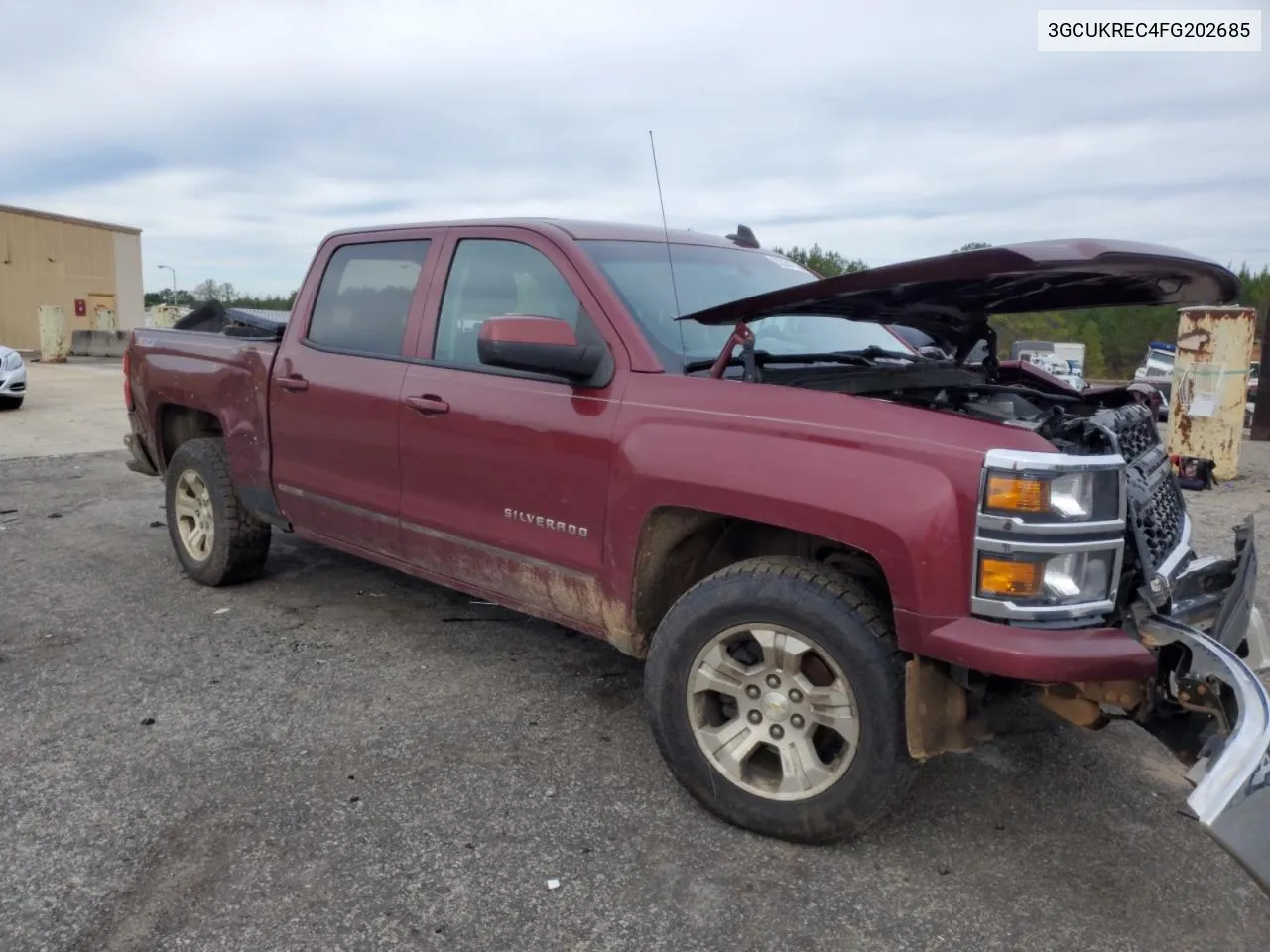 2015 Chevrolet Silverado K1500 Lt VIN: 3GCUKREC4FG202685 Lot: 82004153