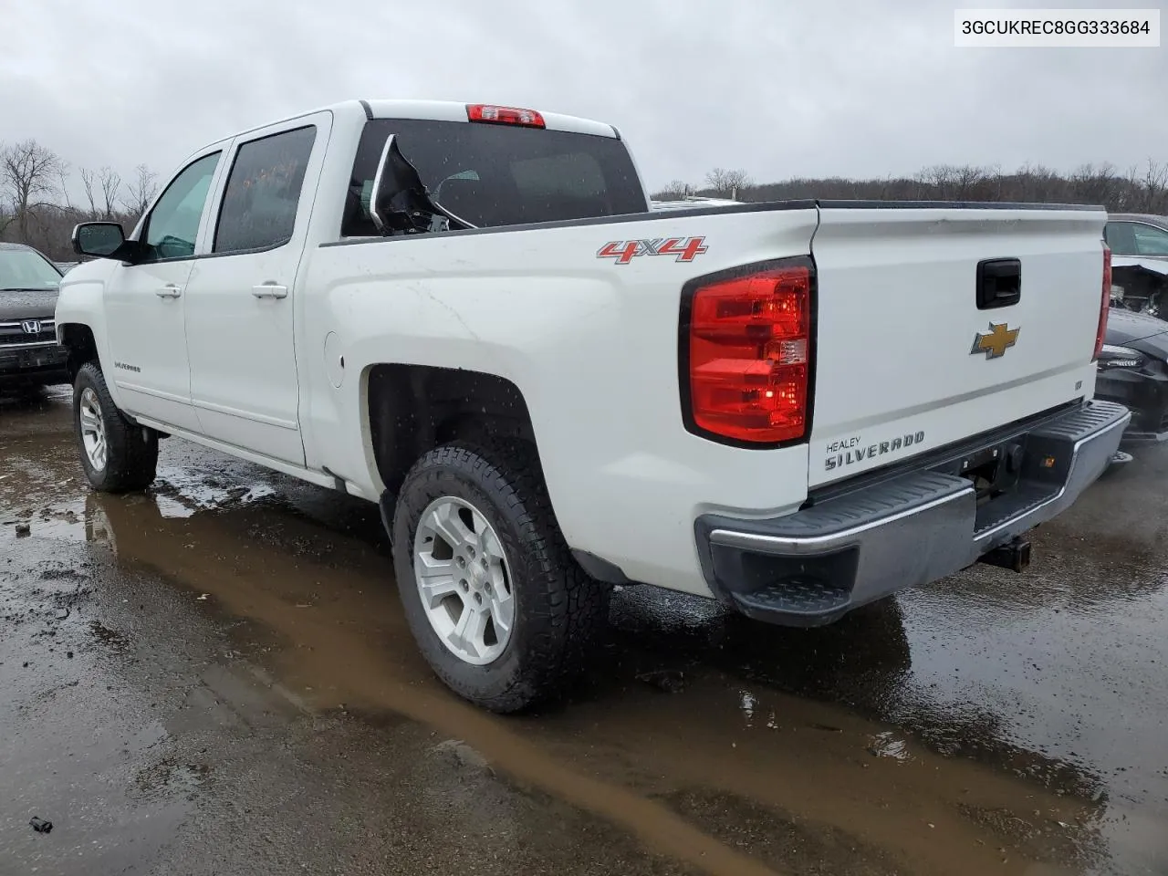 2016 Chevrolet Silverado K1500 Lt VIN: 3GCUKREC8GG333684 Lot: 45635934