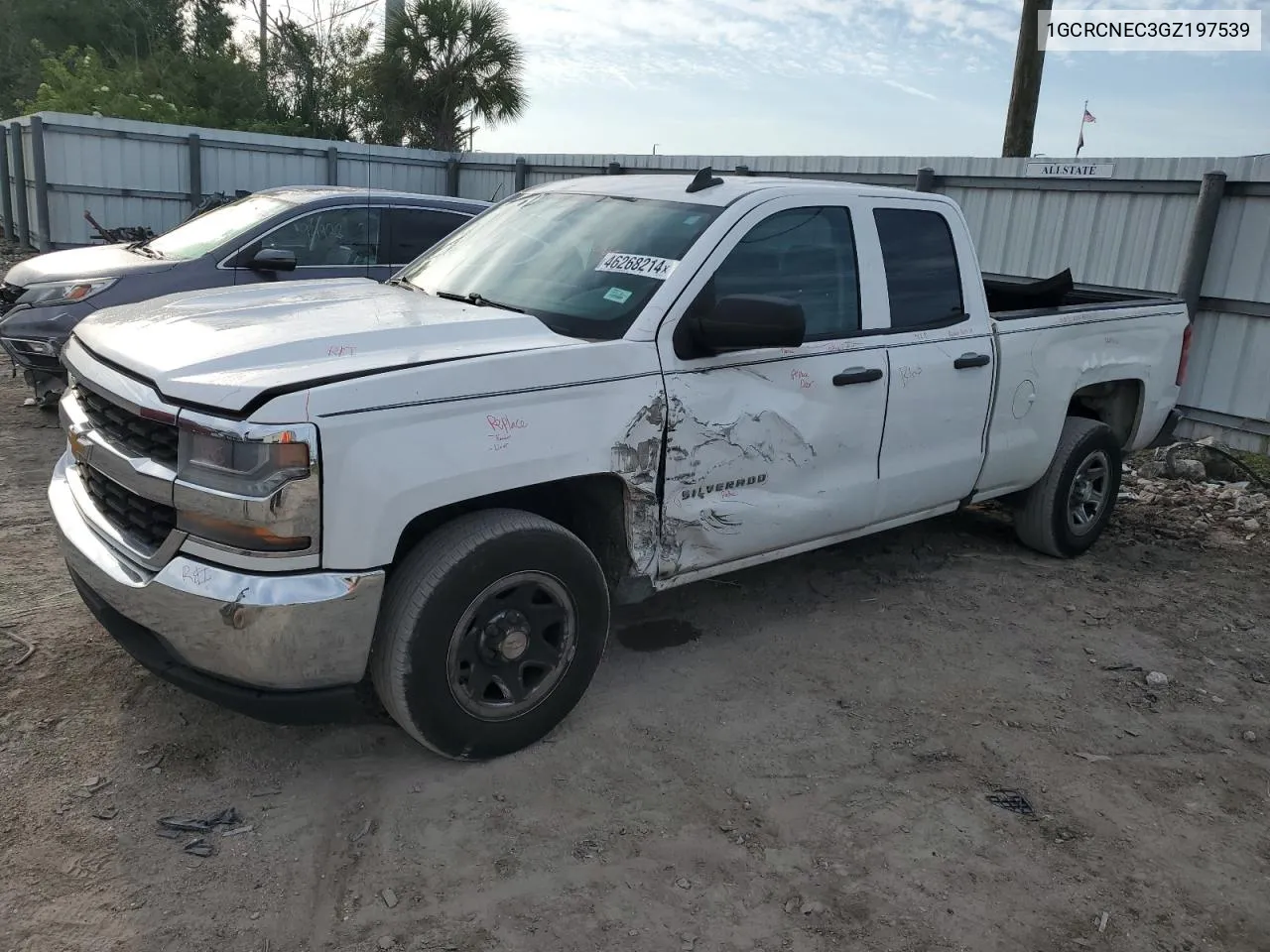 2016 Chevrolet Silverado C1500 VIN: 1GCRCNEC3GZ197539 Lot: 46268214