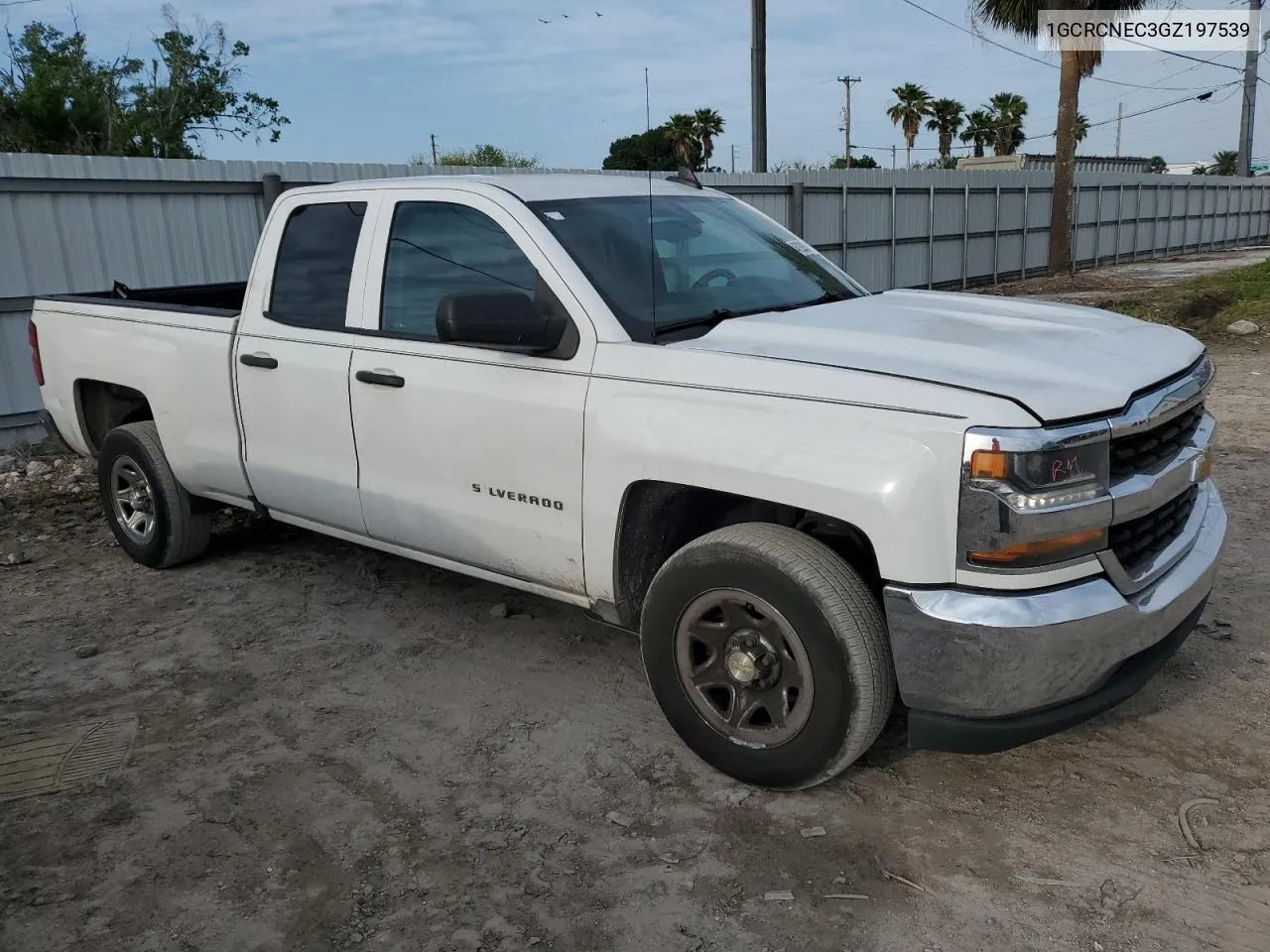 2016 Chevrolet Silverado C1500 VIN: 1GCRCNEC3GZ197539 Lot: 46268214