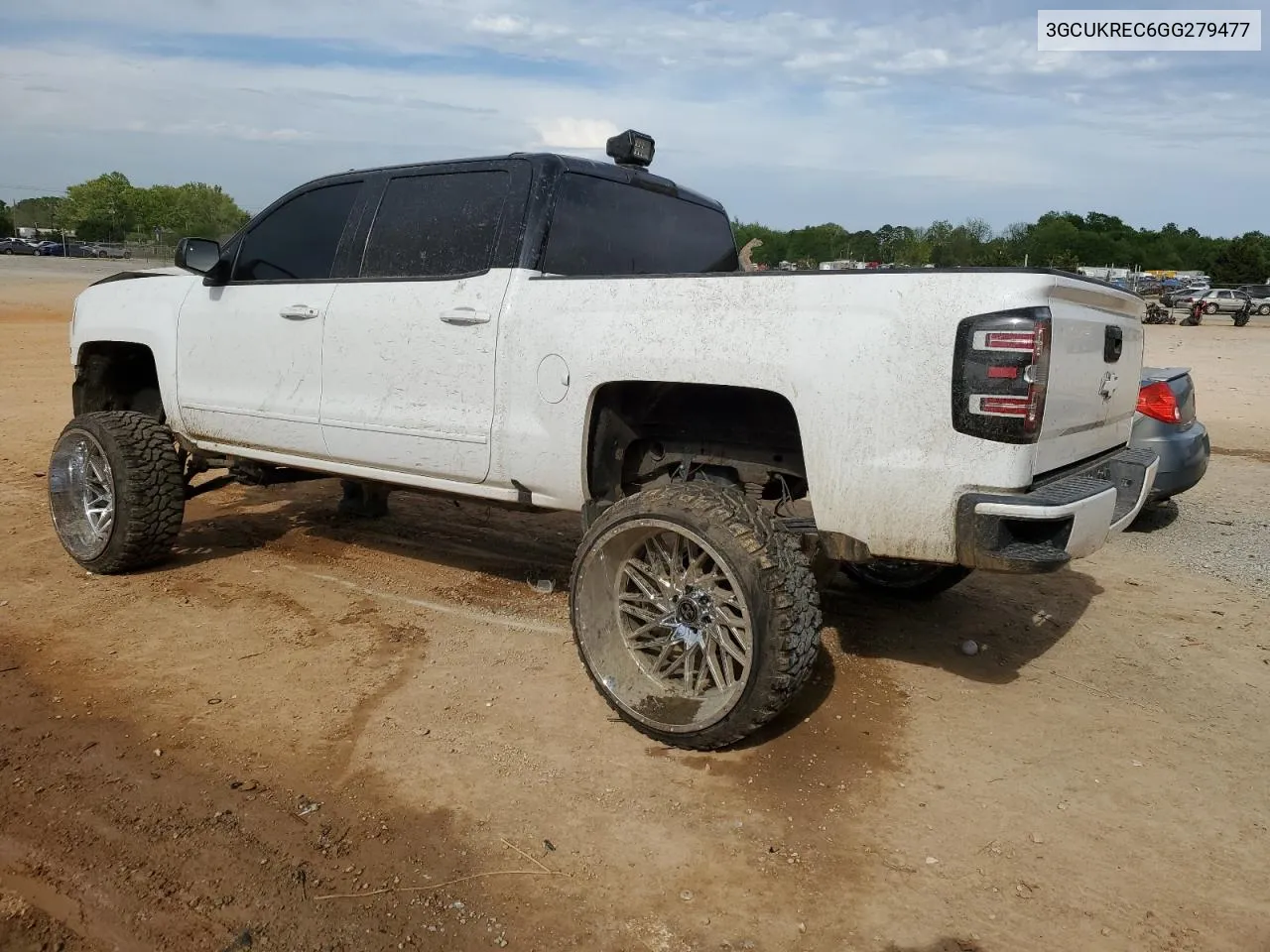 2016 Chevrolet Silverado K1500 Lt VIN: 3GCUKREC6GG279477 Lot: 49984904