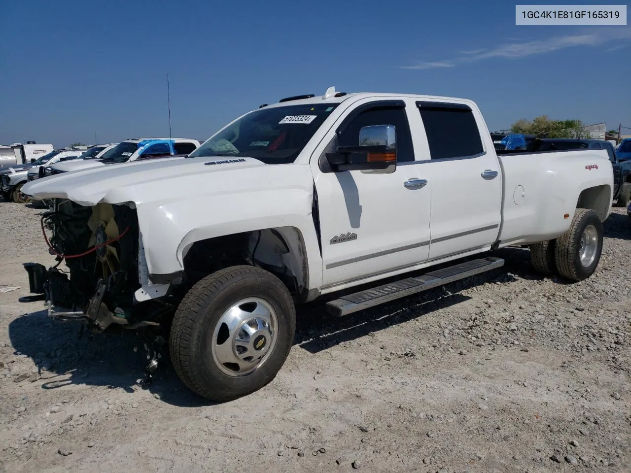 2016 Chevrolet Silverado K3500 High Country VIN: 1GC4K1E81GF165319 Lot: 51025324