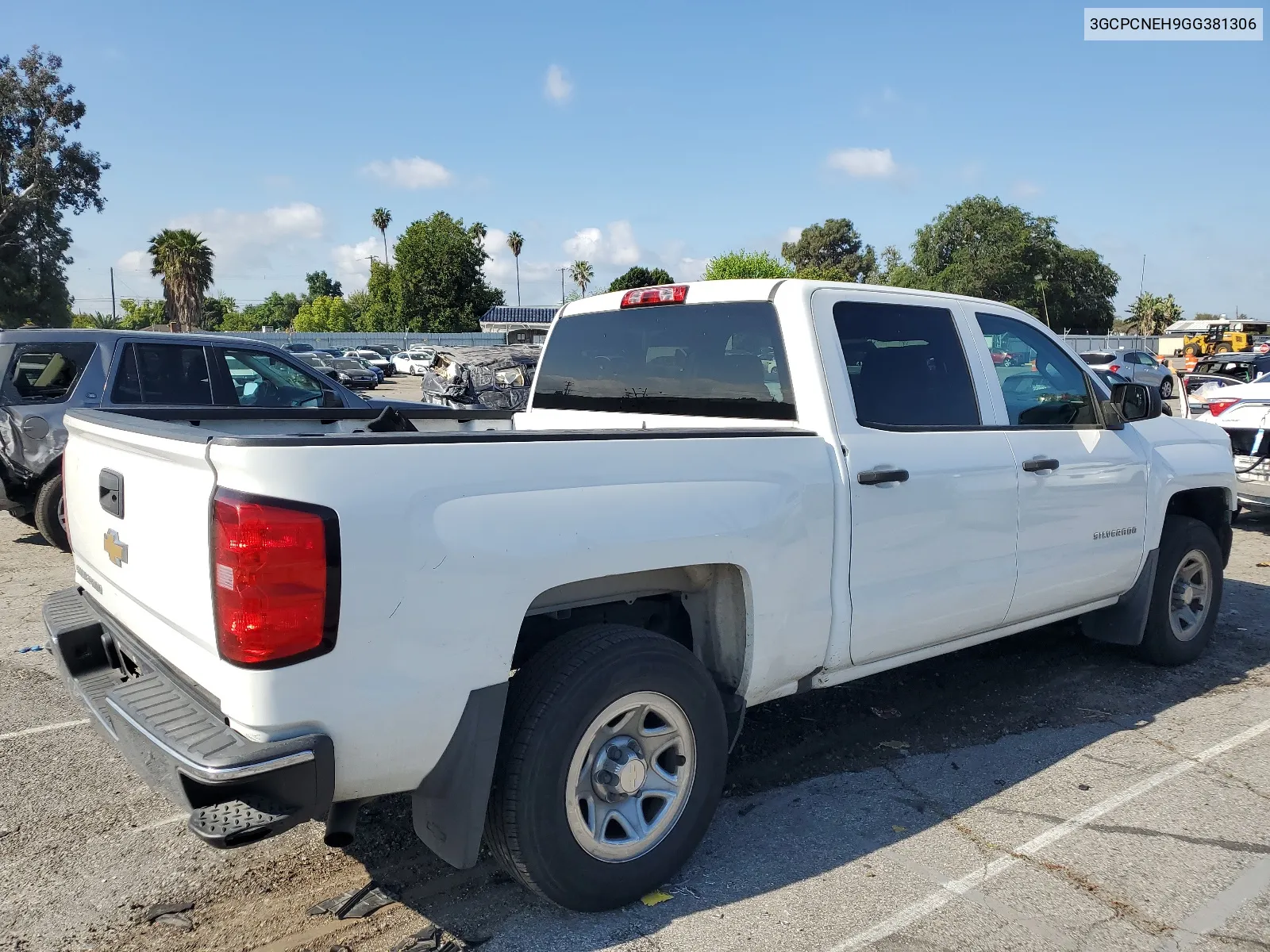 2016 Chevrolet Silverado C1500 VIN: 3GCPCNEH9GG381306 Lot: 52751064