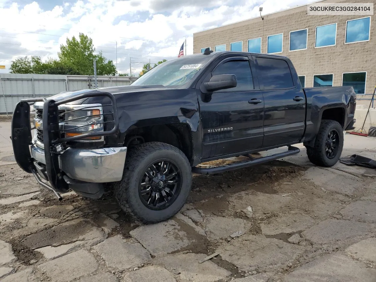 2016 Chevrolet Silverado K1500 Lt VIN: 3GCUKREC3GG284104 Lot: 54751884