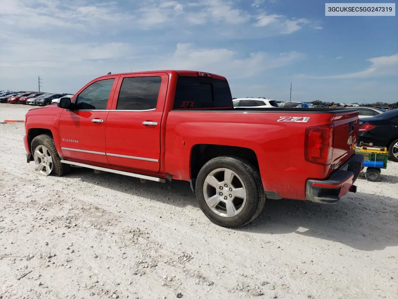 2016 Chevrolet Silverado K1500 Ltz VIN: 3GCUKSEC5GG247319 Lot: 54800874