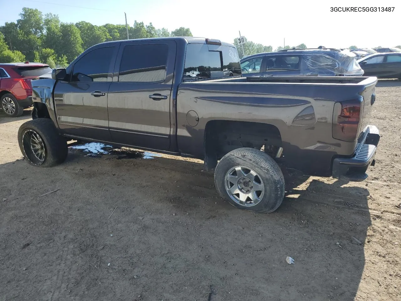 2016 Chevrolet Silverado K1500 Lt VIN: 3GCUKREC5GG313487 Lot: 55915484