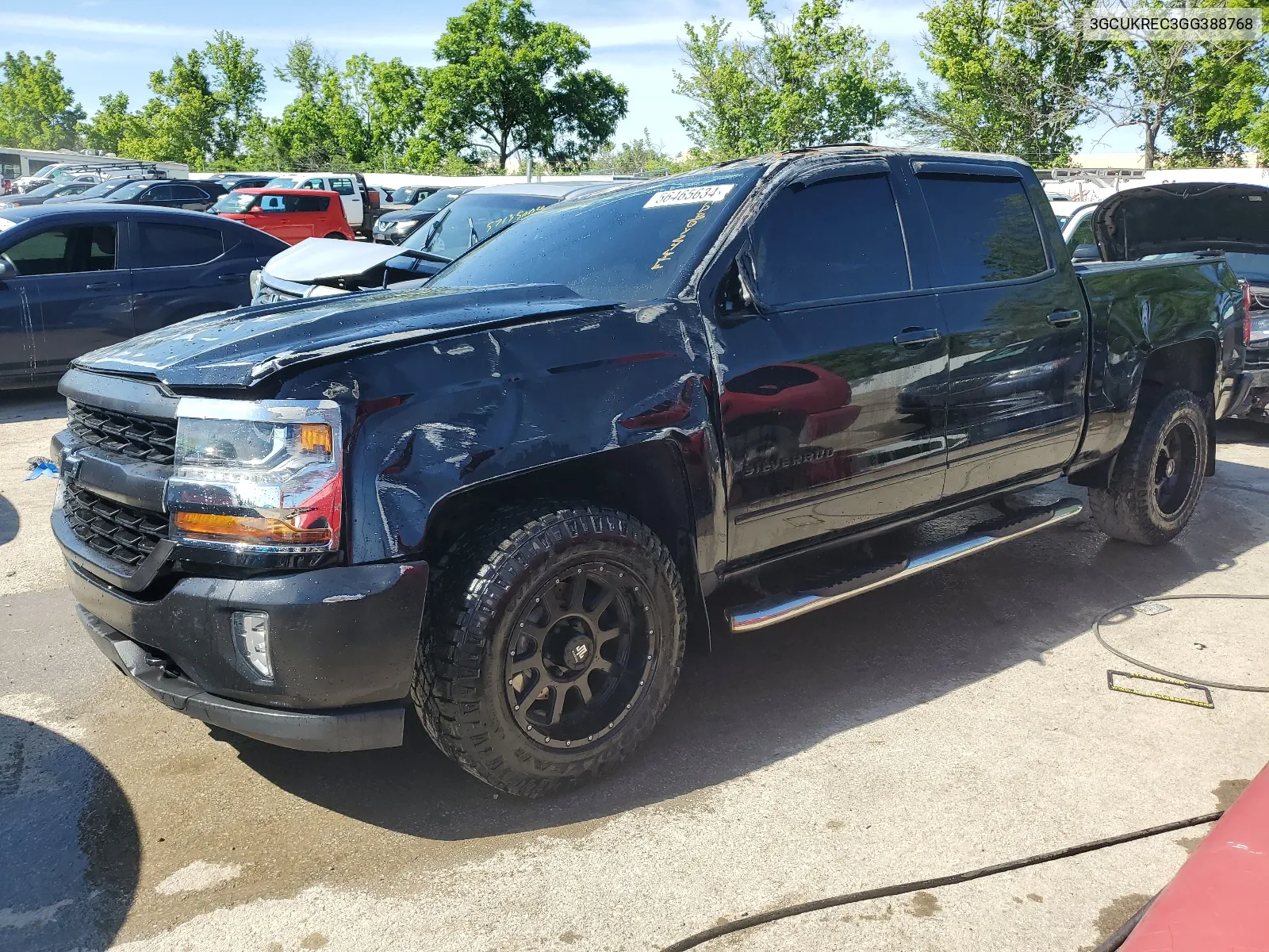 2016 Chevrolet Silverado K1500 Lt VIN: 3GCUKREC3GG388768 Lot: 56465634