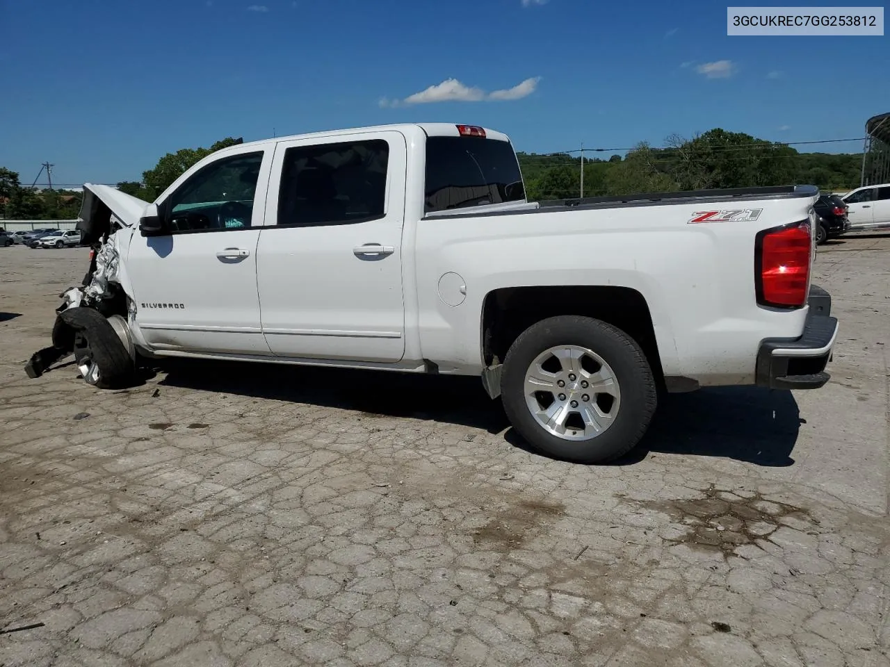 2016 Chevrolet Silverado K1500 Lt VIN: 3GCUKREC7GG253812 Lot: 57409974