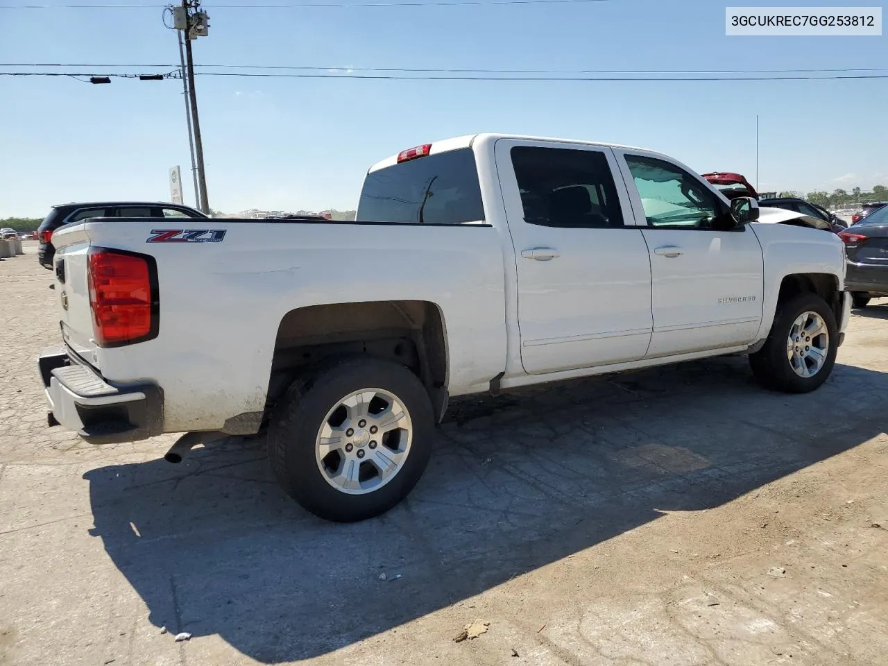 2016 Chevrolet Silverado K1500 Lt VIN: 3GCUKREC7GG253812 Lot: 57409974