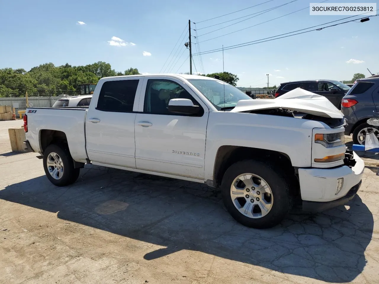 2016 Chevrolet Silverado K1500 Lt VIN: 3GCUKREC7GG253812 Lot: 57409974