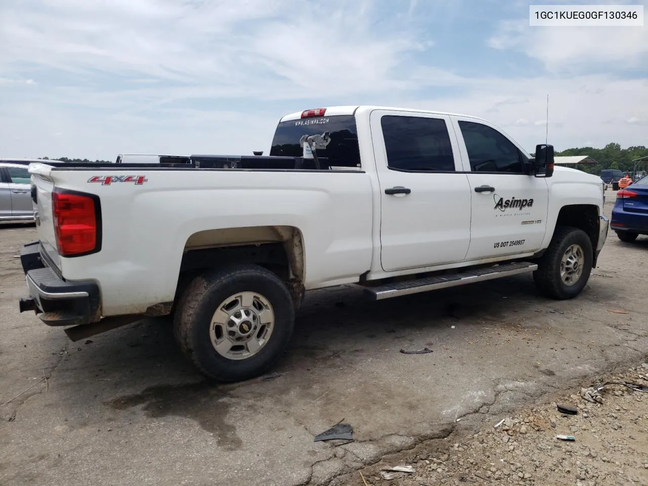 2016 Chevrolet Silverado K2500 Heavy Duty VIN: 1GC1KUEG0GF130346 Lot: 59289094