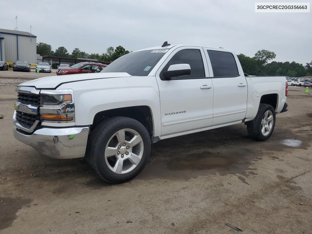 2016 Chevrolet Silverado C1500 Lt VIN: 3GCPCREC2GG356663 Lot: 59780004