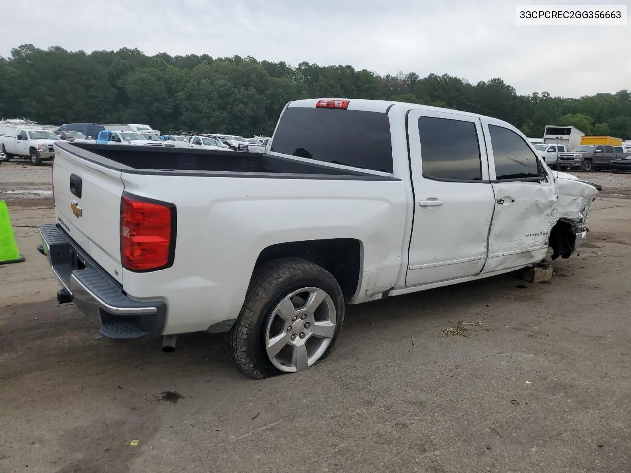 2016 Chevrolet Silverado C1500 Lt VIN: 3GCPCREC2GG356663 Lot: 59780004