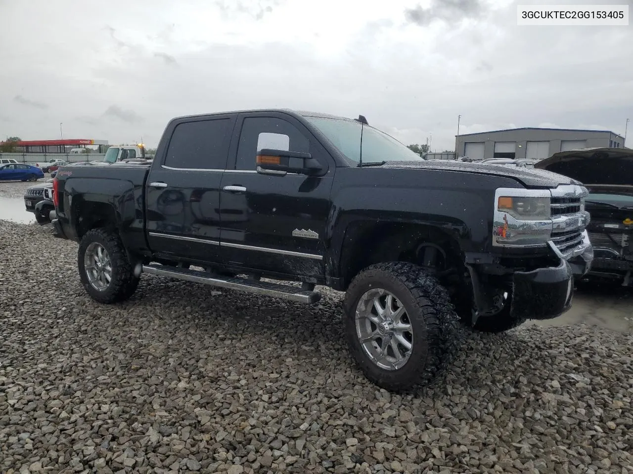 2016 Chevrolet Silverado K1500 High Country VIN: 3GCUKTEC2GG153405 Lot: 60689514