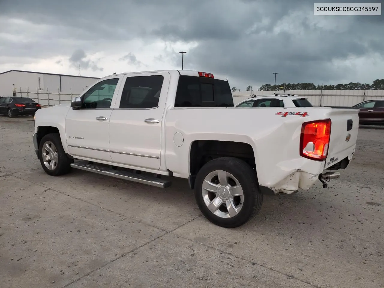 2016 Chevrolet Silverado K1500 Ltz VIN: 3GCUKSEC8GG345597 Lot: 61059714