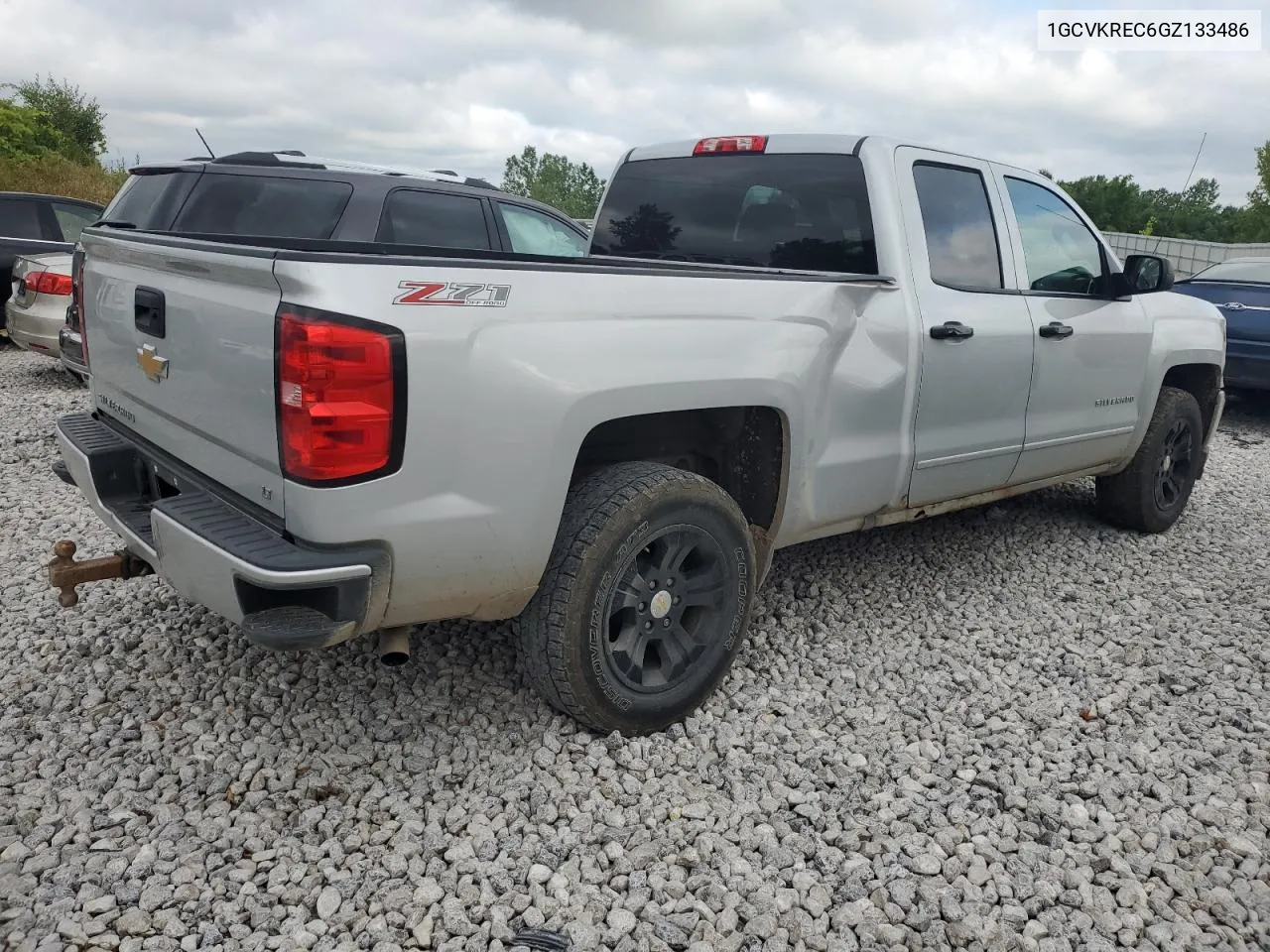 2016 Chevrolet Silverado K1500 Lt VIN: 1GCVKREC6GZ133486 Lot: 61103824