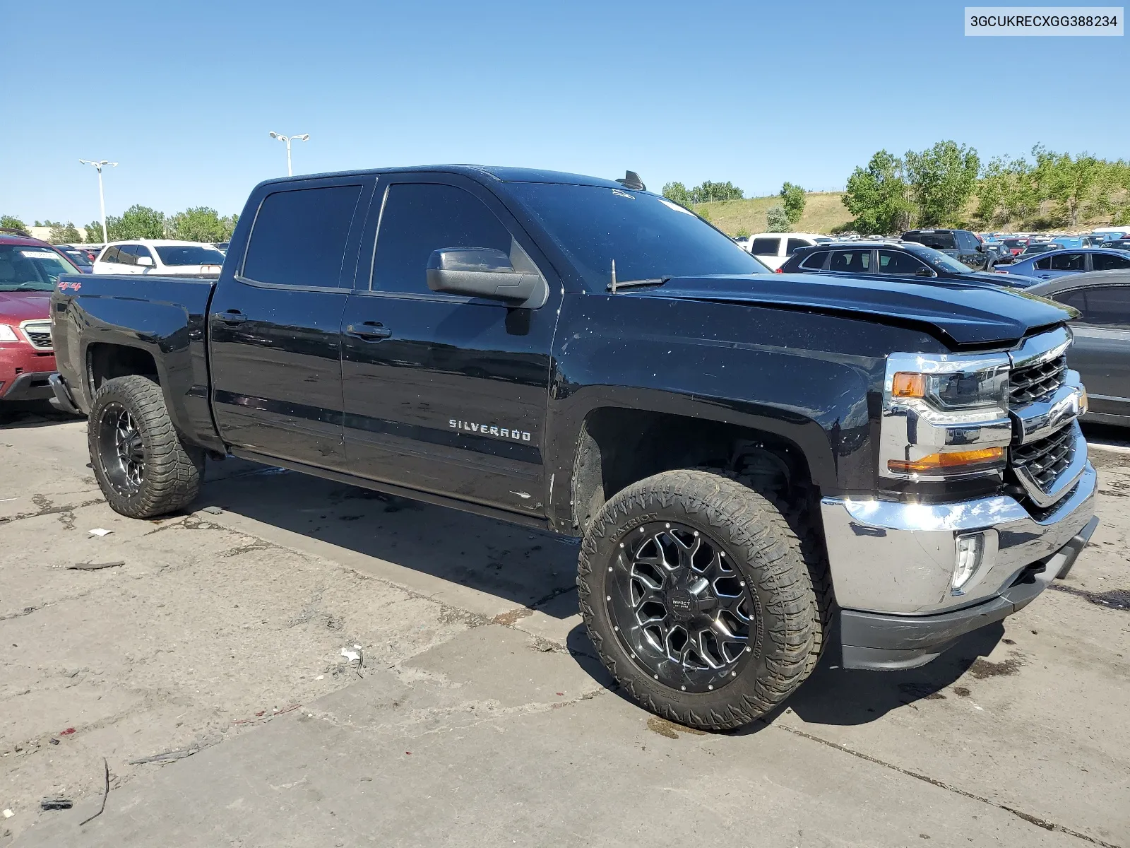 2016 Chevrolet Silverado K1500 Lt VIN: 3GCUKRECXGG388234 Lot: 61887484