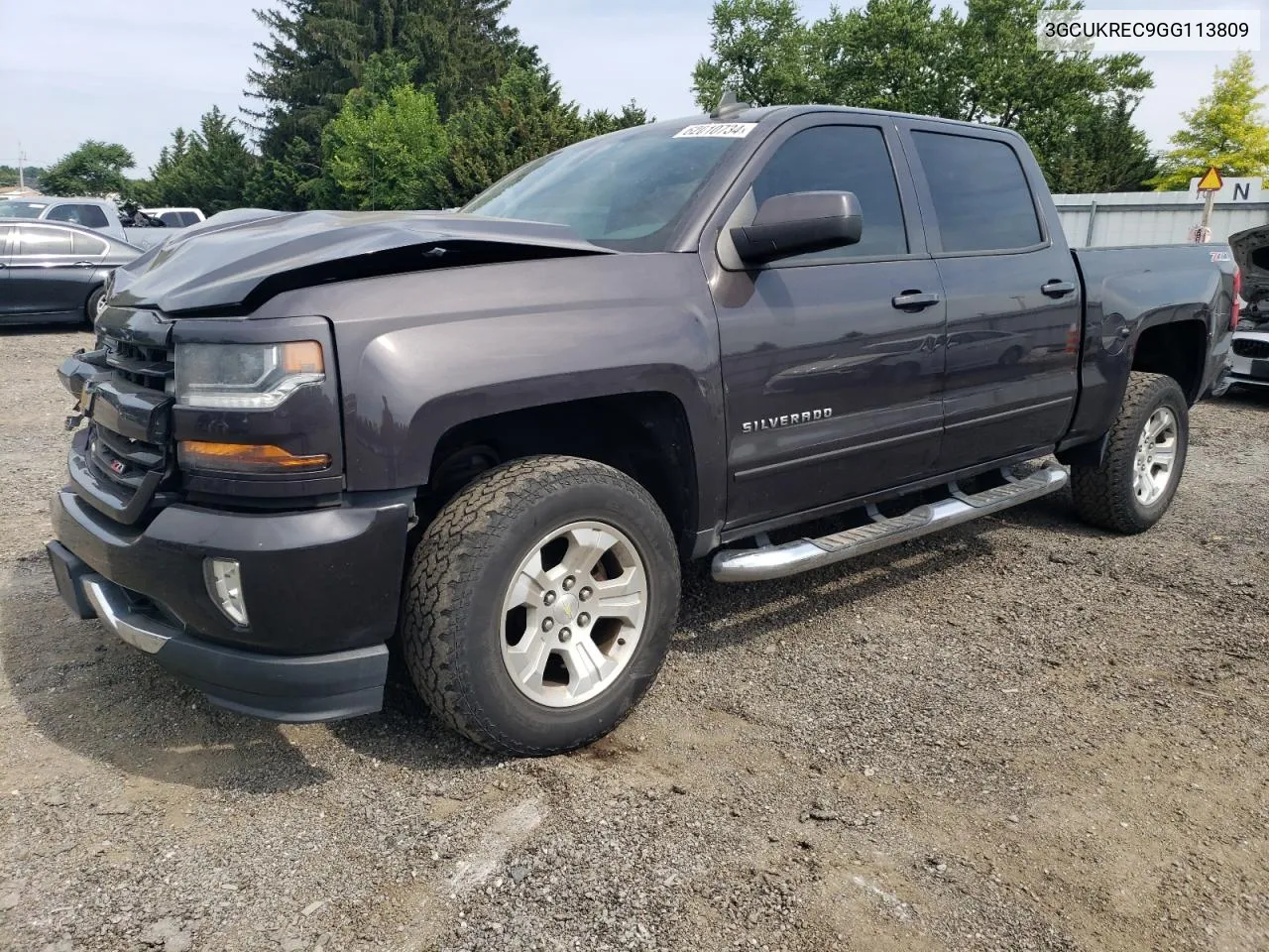 2016 Chevrolet Silverado K1500 Lt VIN: 3GCUKREC9GG113809 Lot: 62010734