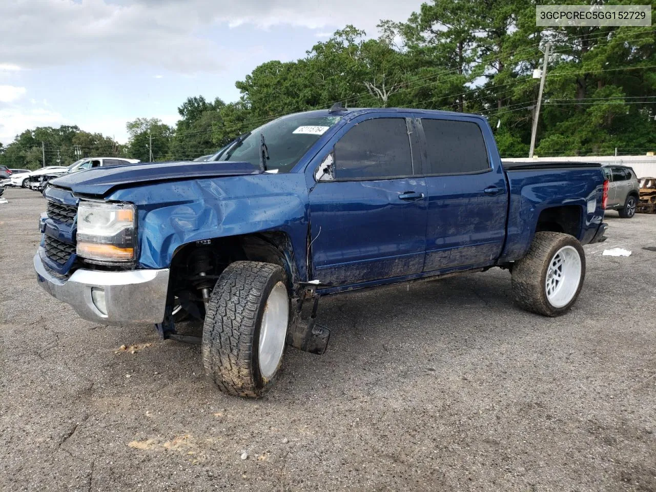 2016 Chevrolet Silverado C1500 Lt VIN: 3GCPCREC5GG152729 Lot: 62115764